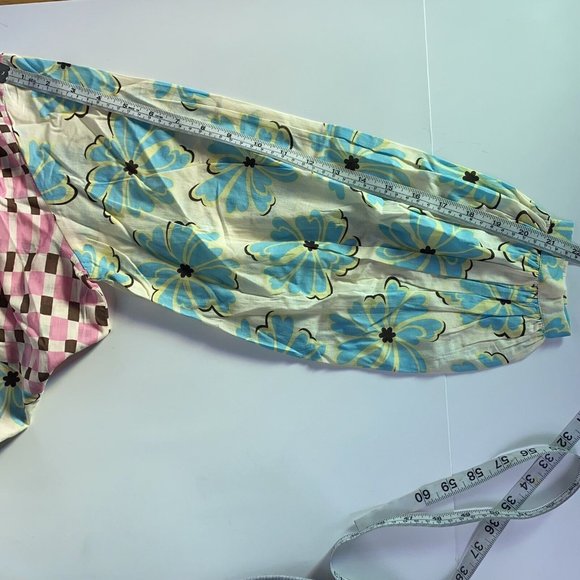 Gimaguas Womens Parati Floral Panal Printed Cotton Midi Dress Beach Cover New - Picture 13 of 16